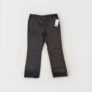 Med Couture Signature Quick Dry Stretch Women's Scrub Pants -Large- Black